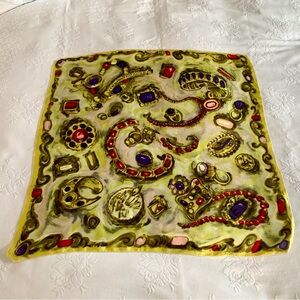 Vintage Silk Scarf Jewelry Pattern